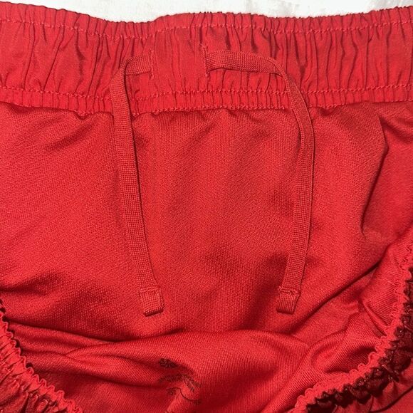 NIKE XL Tempo DRI-FIT Hot Red White Mesh Black Trim Athletic Running Shorts - Picture 11 of 14